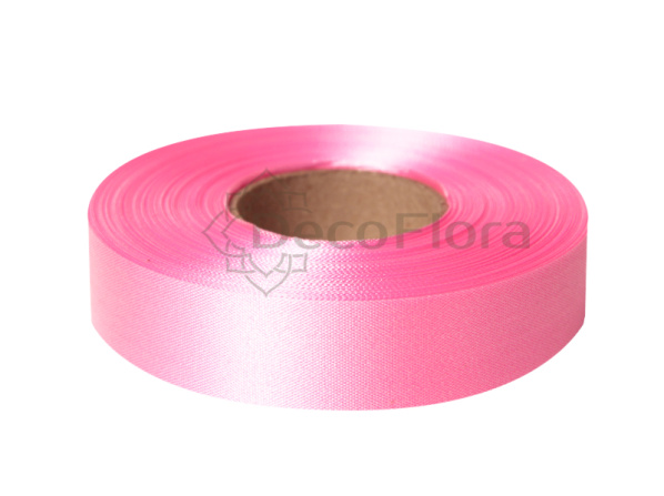 Лента Италия 2см*100ярд Cotton ярко-розовая